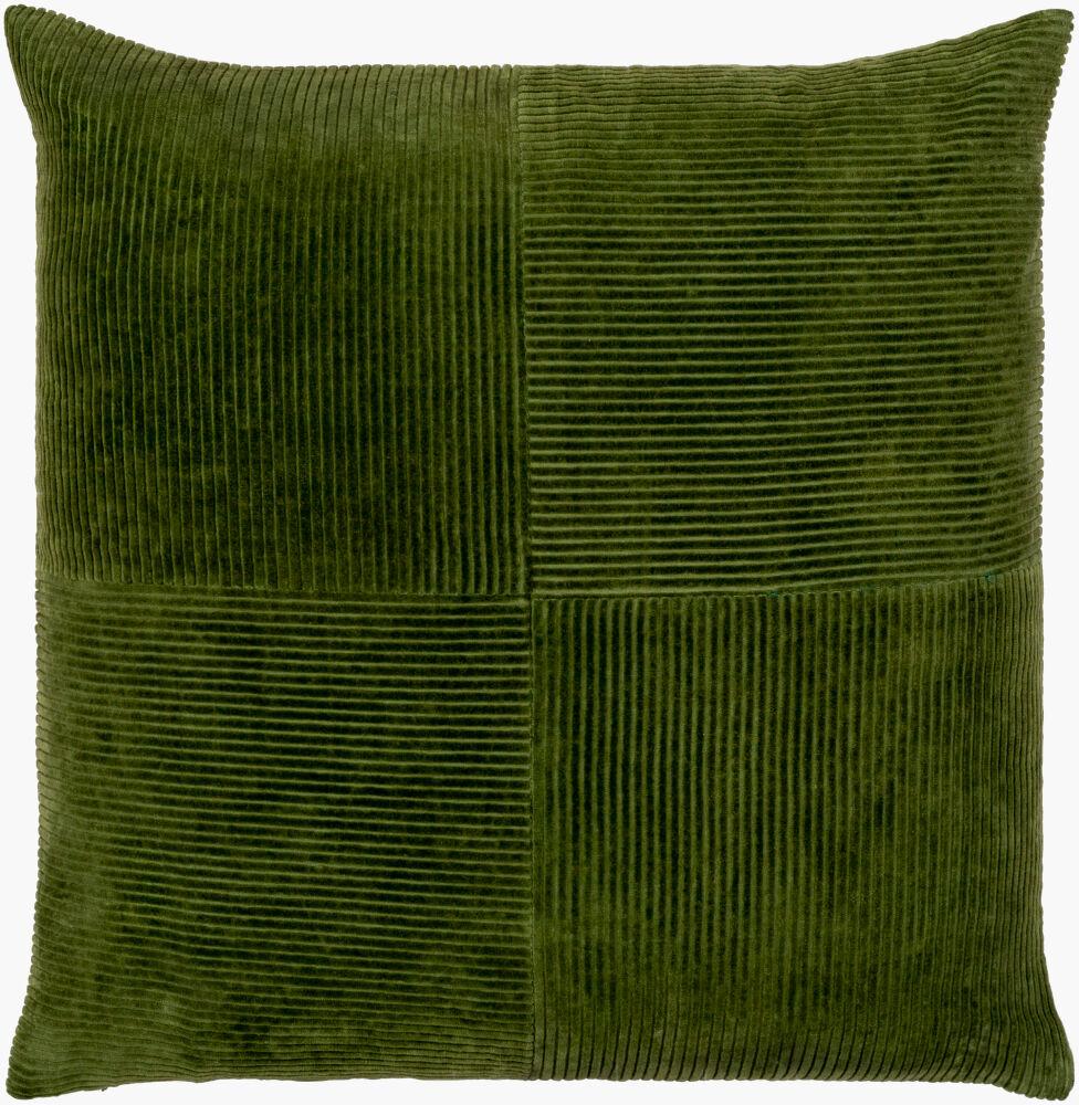 Livabliss Corduroy Quarters CDQ-004 20"L x 20"W Pillow