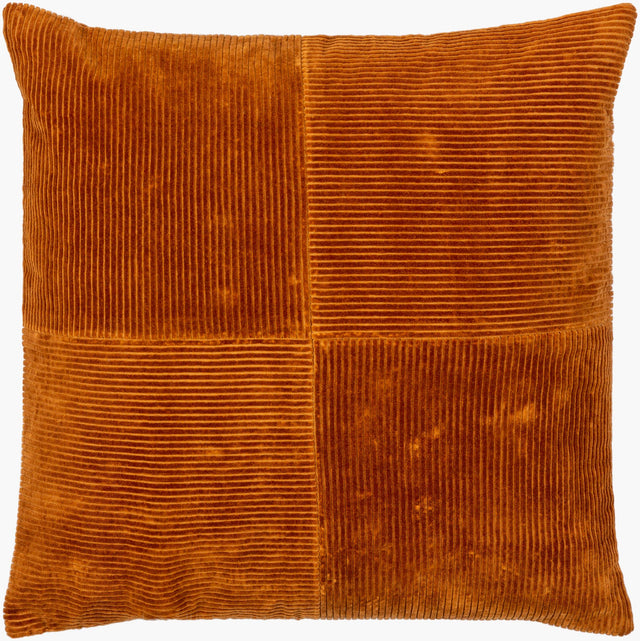 Livabliss Corduroy Quarters CDQ-006 20"L x 20"W Pillow