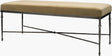 Surya Dimi DIMI-001 18"H x 48"W x 17"D Bench/Ottoman/Stool