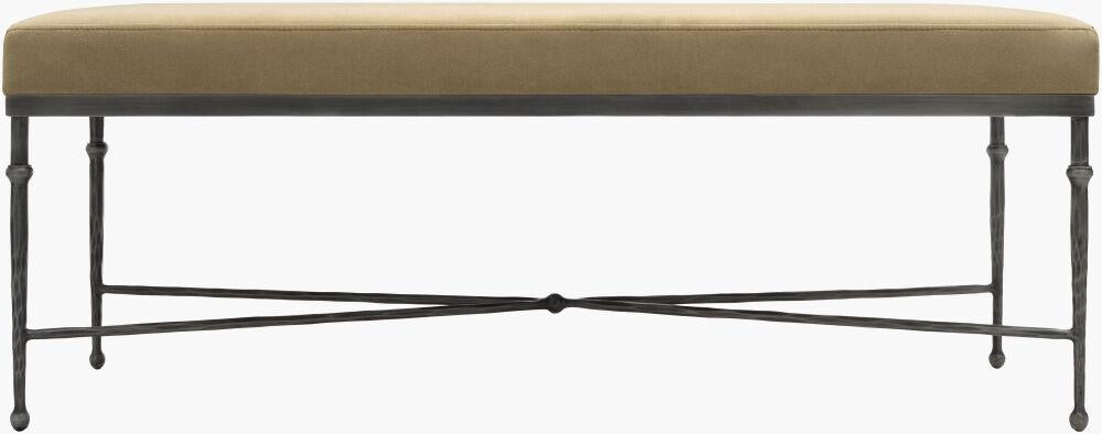 Surya Dimi DIMI-001 18"H x 48"W x 17"D Bench/Ottoman/Stool