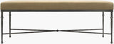 Surya Dimi DIMI-001 18"H x 48"W x 17"D Bench/Ottoman/Stool