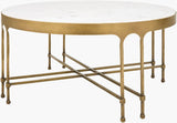 Surya Engel ENGL-002 17"H x 36"W x 36"D Accent Table