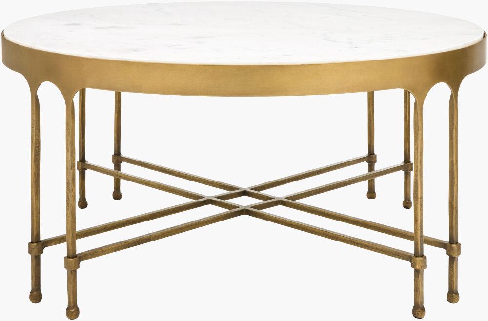 Surya Engel ENGL-002 17"H x 36"W x 36"D Accent Table