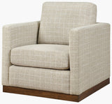 Surya Glendon GEL-003 28"H x 30"W x 28"D Accent Chair