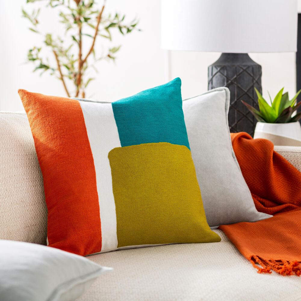 Livabliss Harvey HV-004 18"L x 18"W Pillow