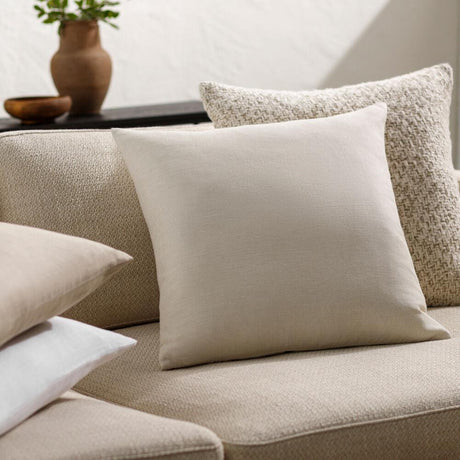 Livabliss Linen Solid LSL-001 18"L x 18"W Pillow
