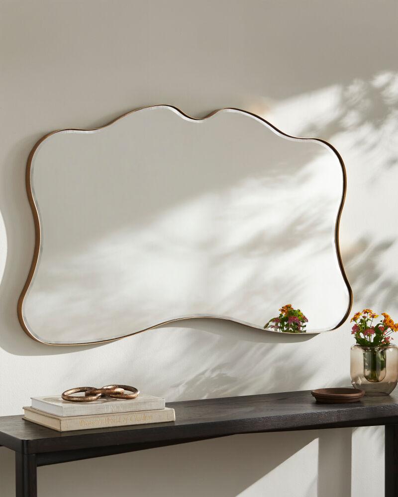 Surya Manta MANA-001 27"H x 43"W x 2"D Mirror