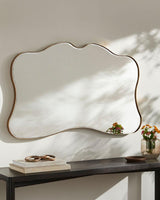 Surya Manta MANA-001 27"H x 43"W x 2"D Mirror