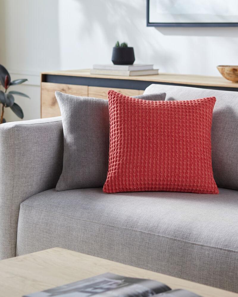 Livabliss Waffle WFL-003 18"L x 18"W Pillow