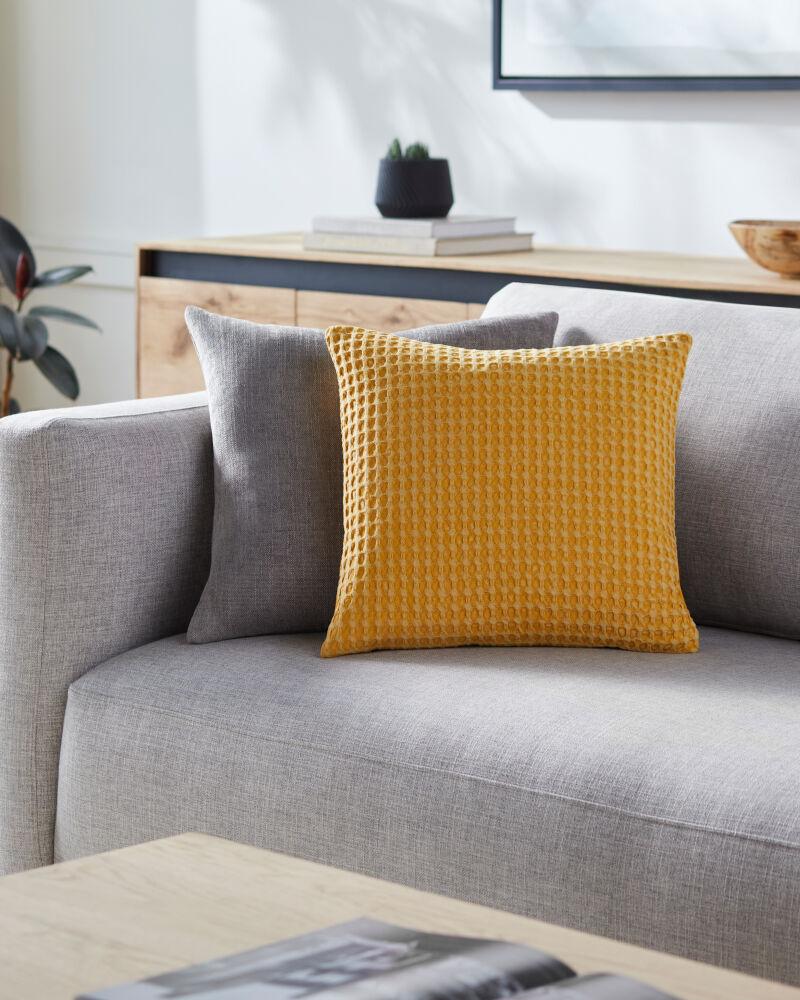Livabliss Waffle WFL-005 22"L x 22"W Pillow