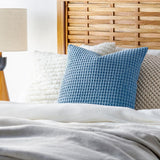 Livabliss Waffle WFL-008 22"L x 22"W Pillow