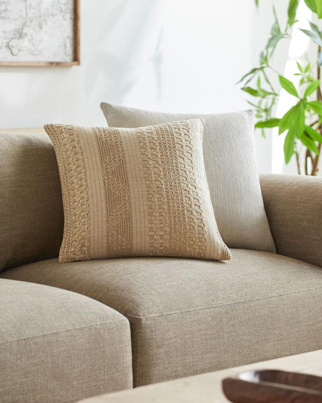 Livabliss Washed Waffle WWA-004 20"L x 20"W Pillow