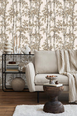 Brewster Home Fashions Fine Decor Medley Bastian Neutral Wallpaper