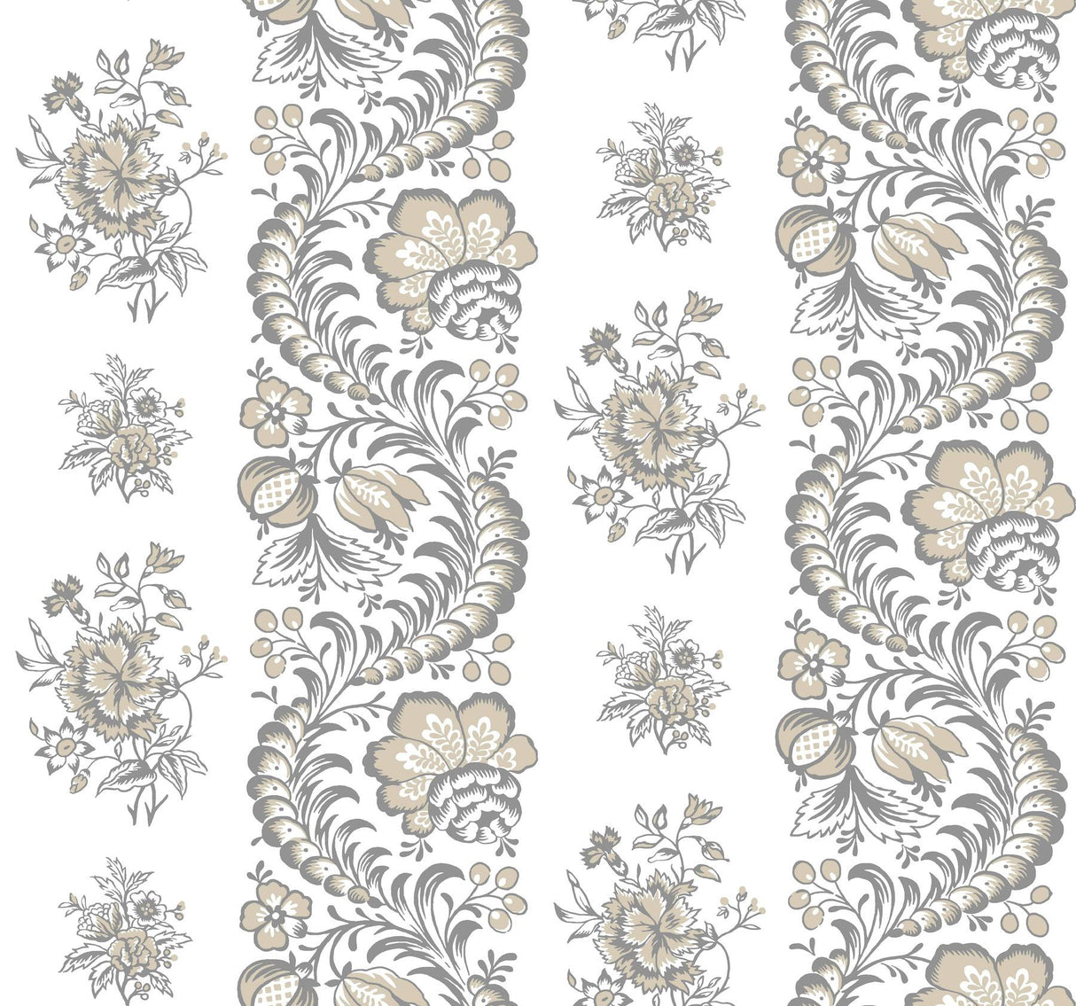 Antonina Vella Beaumont Charcoal Wallpaper