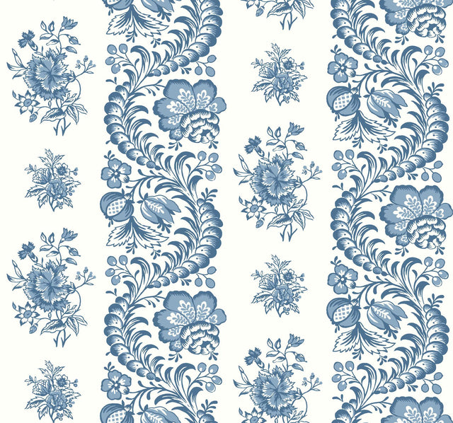 Antonina Vella Beaumont Blue Wallpaper