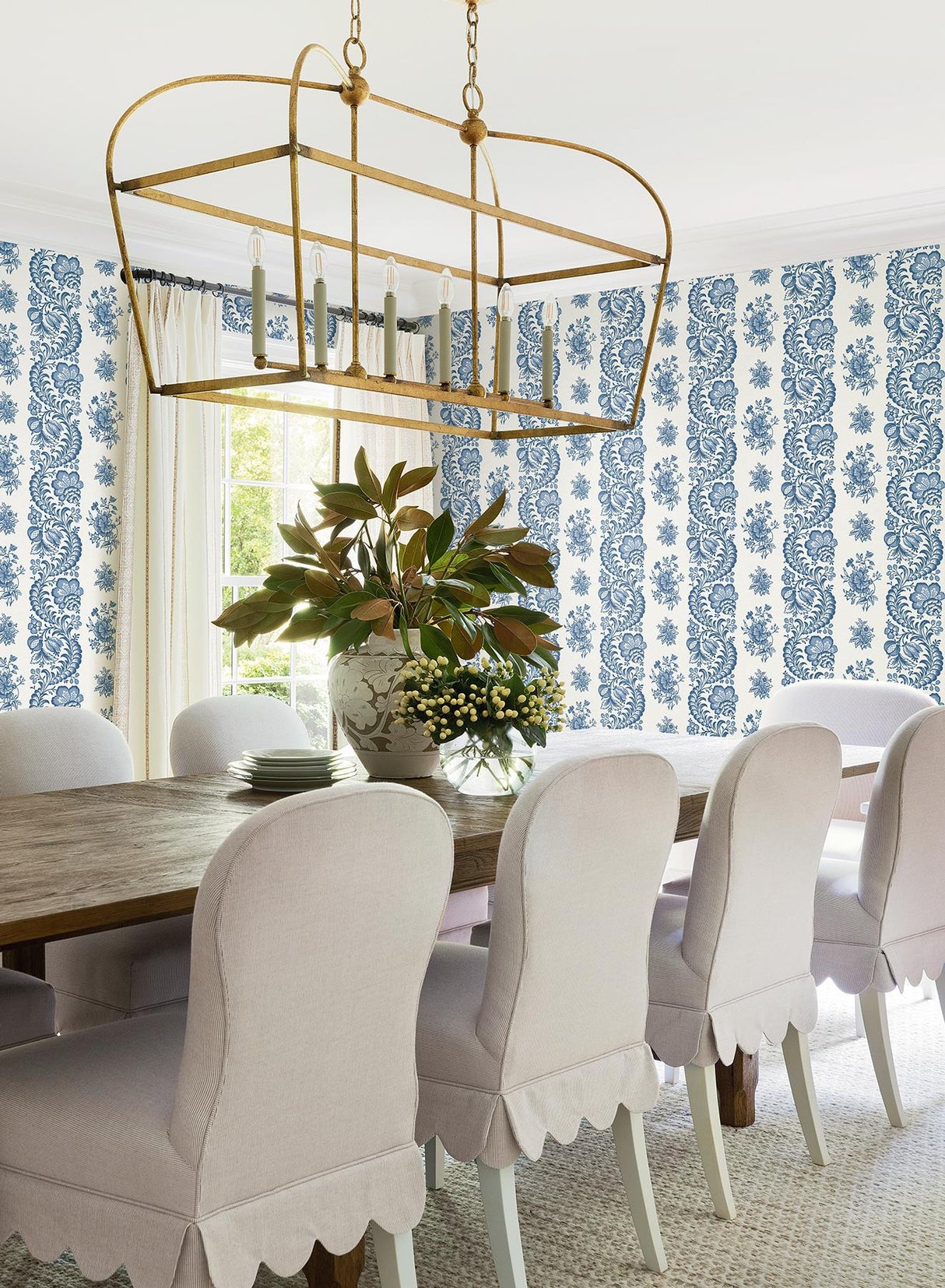 Antonina Vella Beaumont Blue Wallpaper