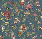 Antonina Vella Parterre Indigo Wallpaper
