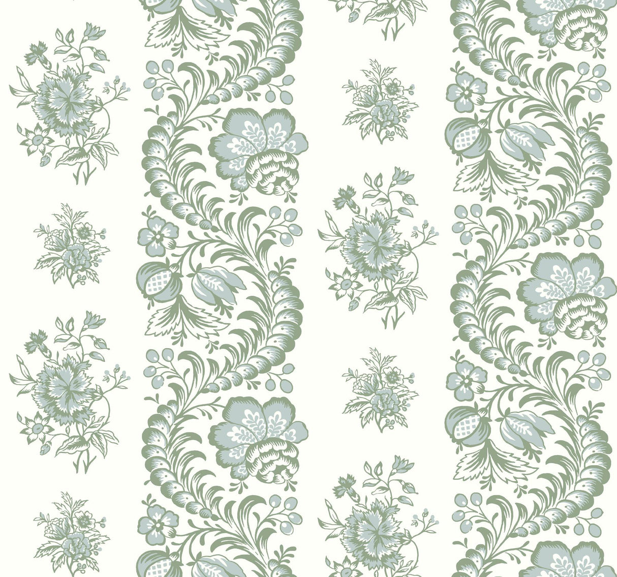 Antonina Vella Beaumont Green Wallpaper