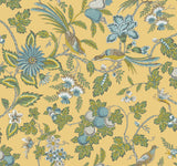 Antonina Vella Parterre Saffron Wallpaper