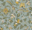 Antonina Vella Parterre Blue Dawn Wallpaper
