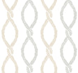 Antonina Vella Laureate Beige & Grey Wallpaper