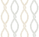 Antonina Vella Laureate Beige & Grey Wallpaper
