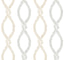 Antonina Vella Laureate Beige & Grey Wallpaper