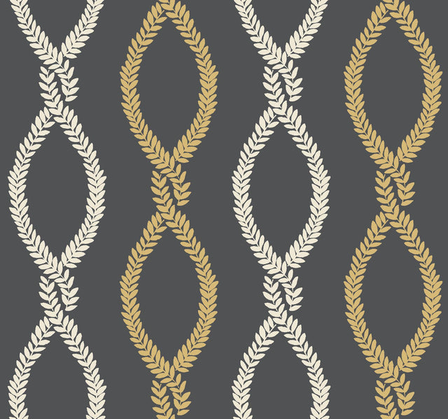 Antonina Vella Laureate Off Black Wallpaper