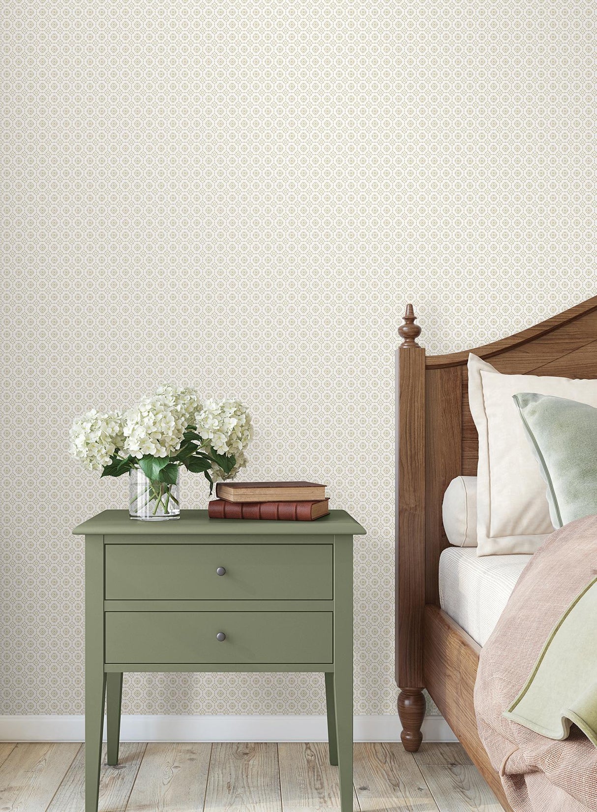 Antonina Vella Priti Beige Wallpaper