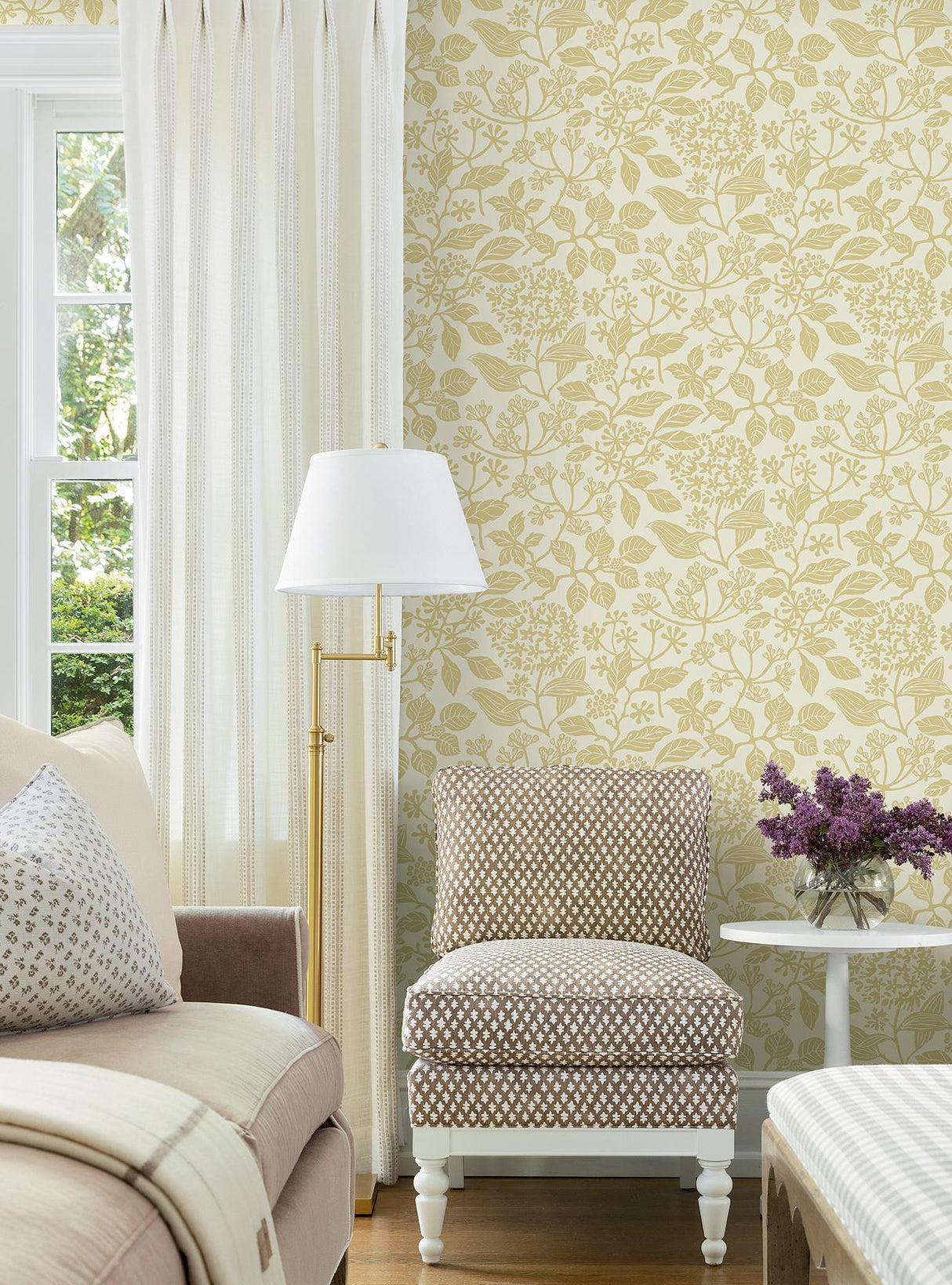 Antonina Vella Rowen Saffron Wallpaper