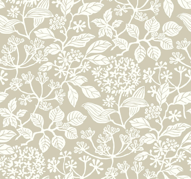 Antonina Vella Rowen Taupe Wallpaper