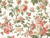Antonina Vella Beatrix Coral & Sage Wallpaper