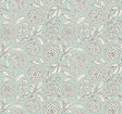 Antonina Vella Chatsworth Garden Sky Blue Wallpaper