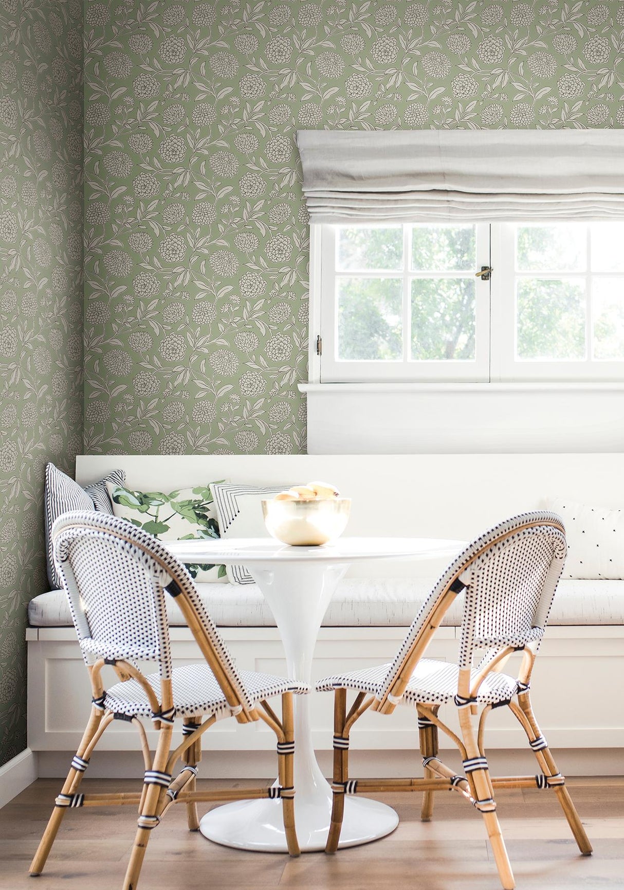 Antonina Vella Chatsworth Garden Celery Wallpaper