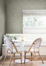 Antonina Vella Chatsworth Garden Celery Wallpaper