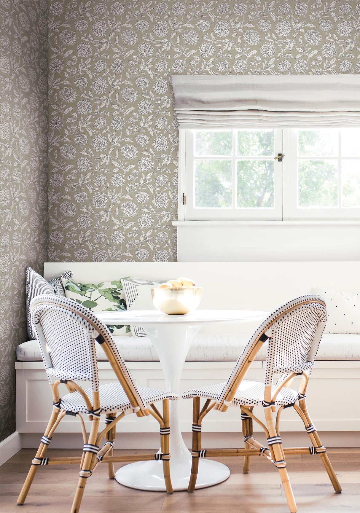 Antonina Vella Chatsworth Garden Taupe Wallpaper