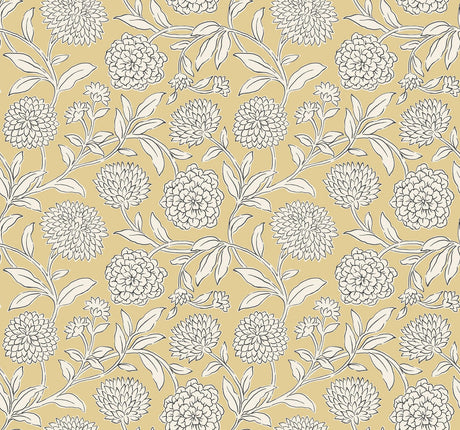 Antonina Vella Chatsworth Garden Saffron Wallpaper