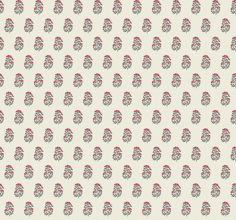 Antonina Vella Sylvie Red & Charcoal Wallpaper