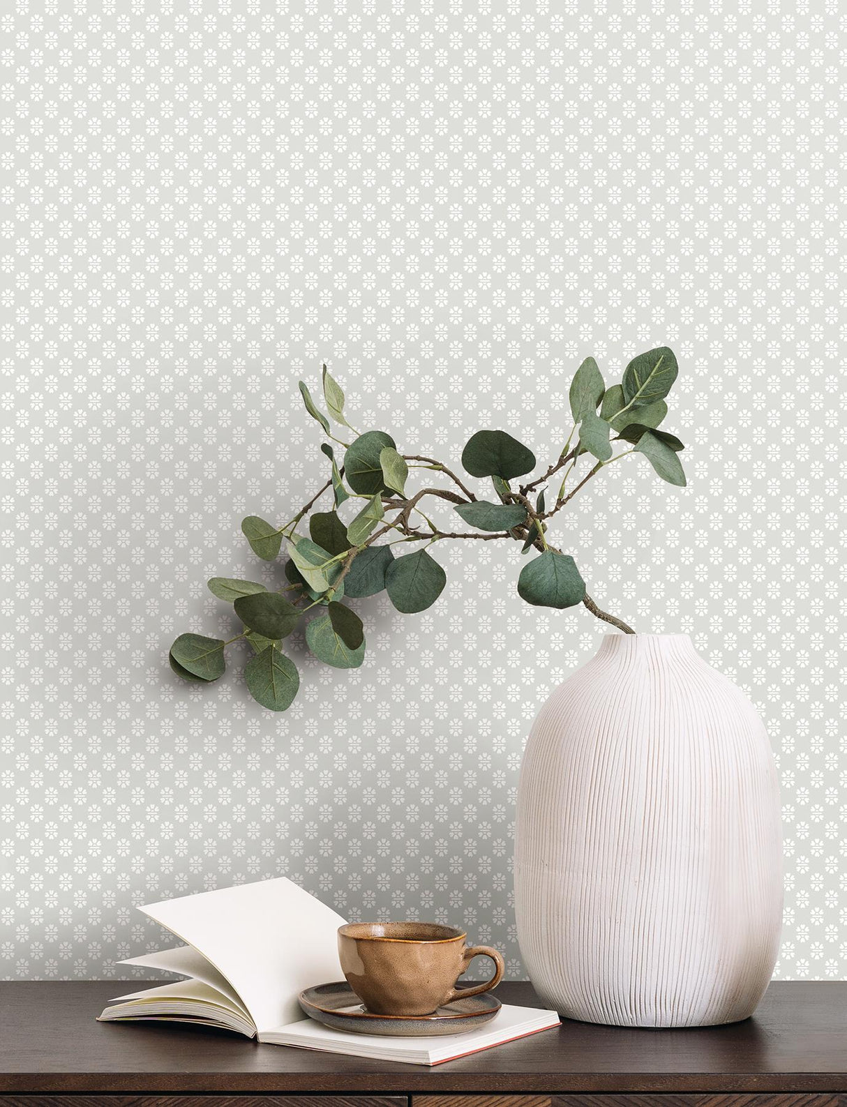 Antonina Vella Brioni Grey Wallpaper