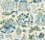 Antonina Vella Parc Blue & Green Wallpaper