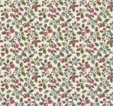 Antonina Vella Framboise Mulberry & Evergreen Wallpaper