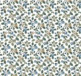 Antonina Vella Framboise Blue & Green Wallpaper