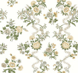 Antonina Vella Genevieve Butter & Green Wallpaper