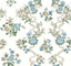 Antonina Vella Genevieve Blue & Green Wallpaper
