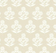 Antonina Vella Souci Beige Wallpaper
