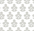 Antonina Vella Souci Charcoal Wallpaper