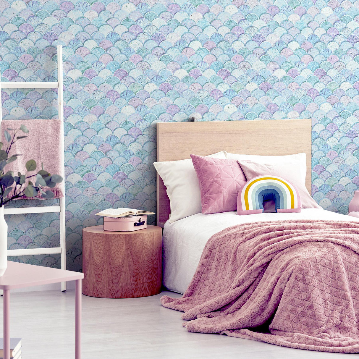 Brewster Home Fashions Arthouse Arthouse Rita Blue Wallpaper