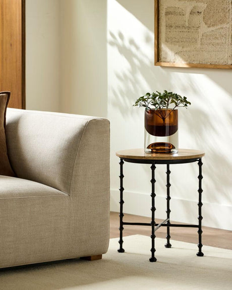 Surya Ando ANDO-001 21"H x 18"W x 18"D Accent Table