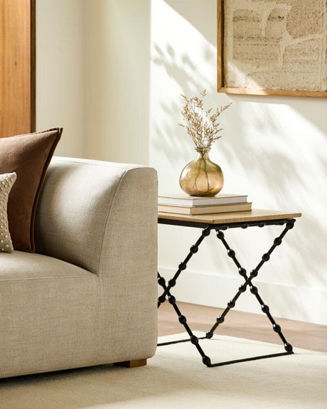 Surya Ando ANDO-002 21"H x 20"W x 18"D Accent Table