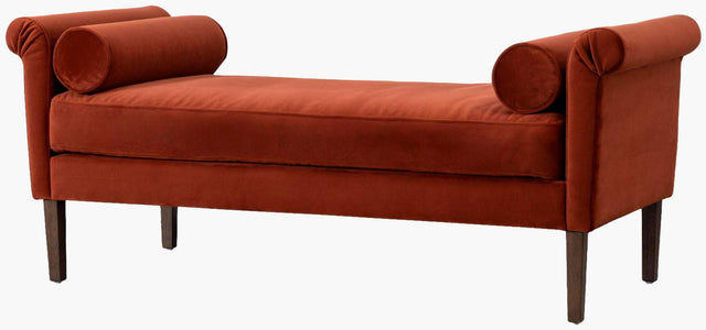 Surya Aneesa ANES-001 25"H x 60"W x 26"D Bench/Ottoman/Stool